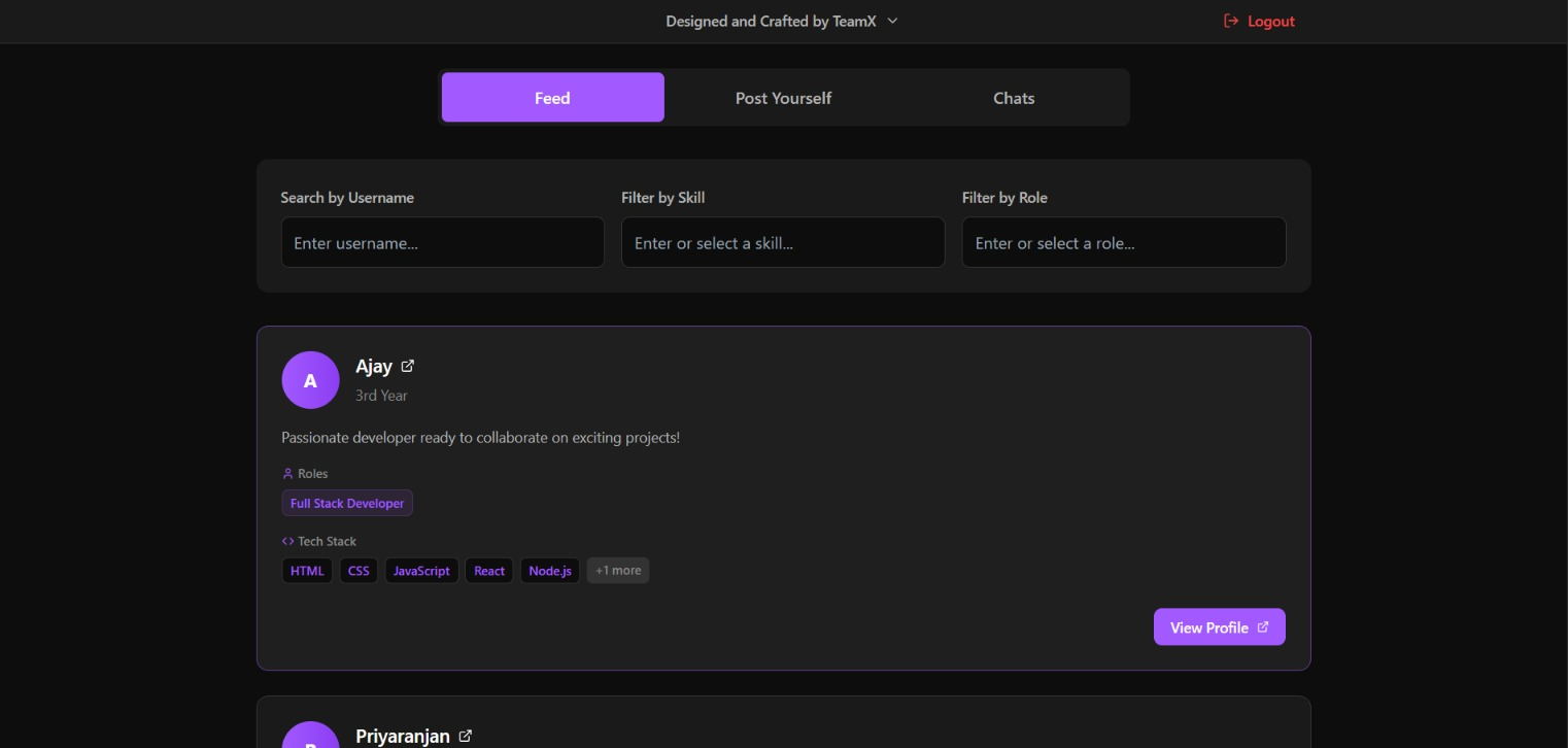 REC Team Finder